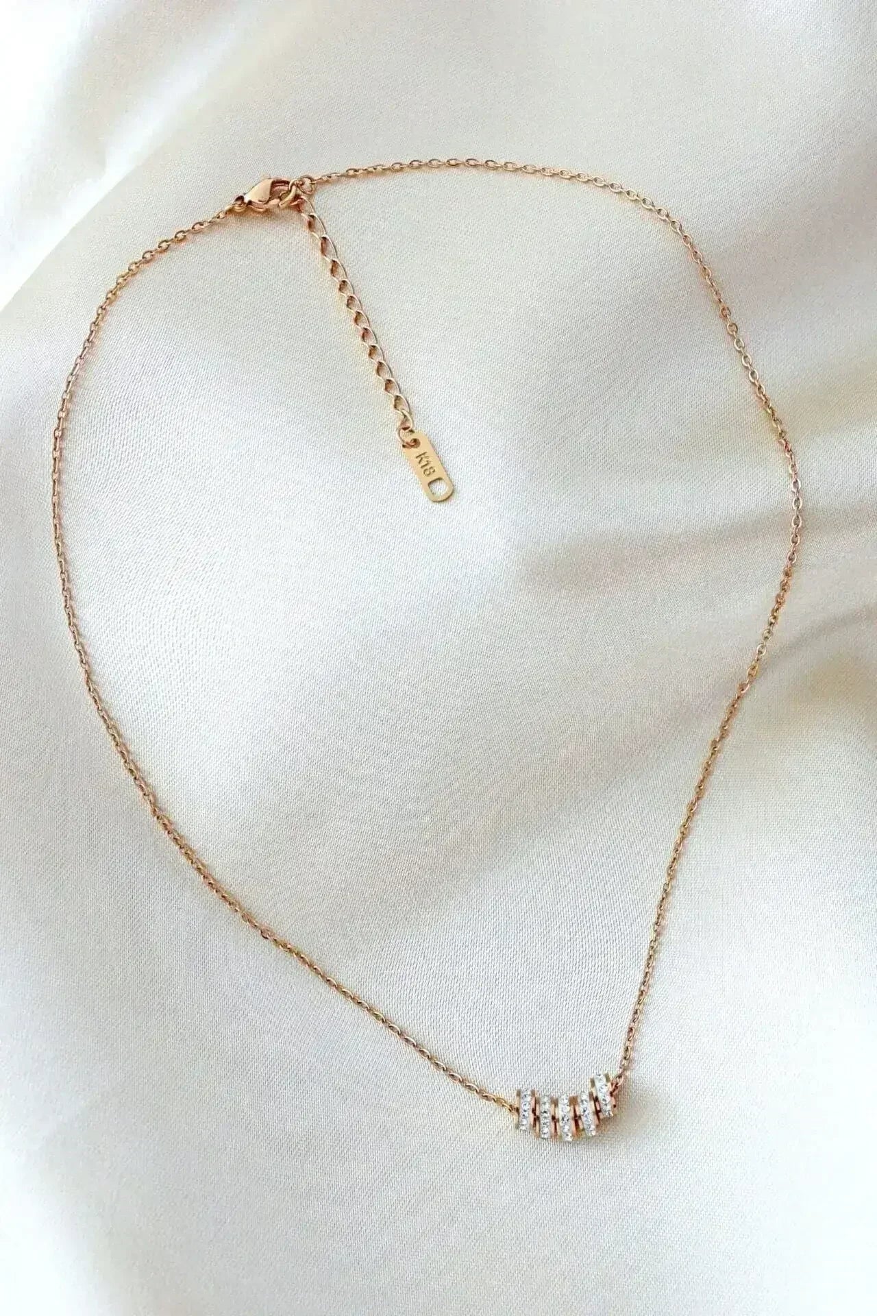 Sunflower Huggie Earrings - 18K Rose Gold & CZ | Femstylo