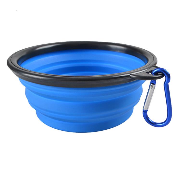 COLLAPSIBLE SILICONE TRAVEL PET BOWL | Family Pet | Kitchen + Metal