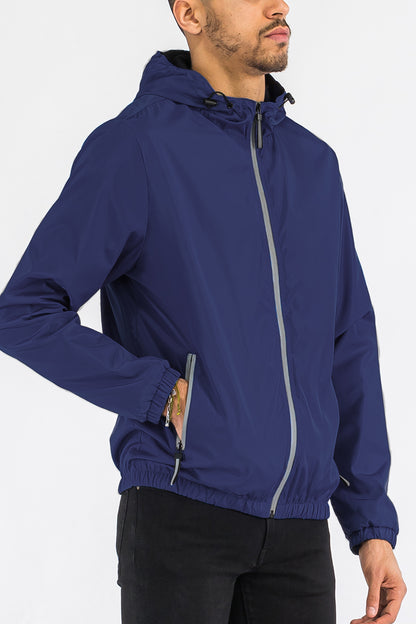 REFLECTIVE ZIP WINDBREAKER | Apparel | Kitchen + Metal