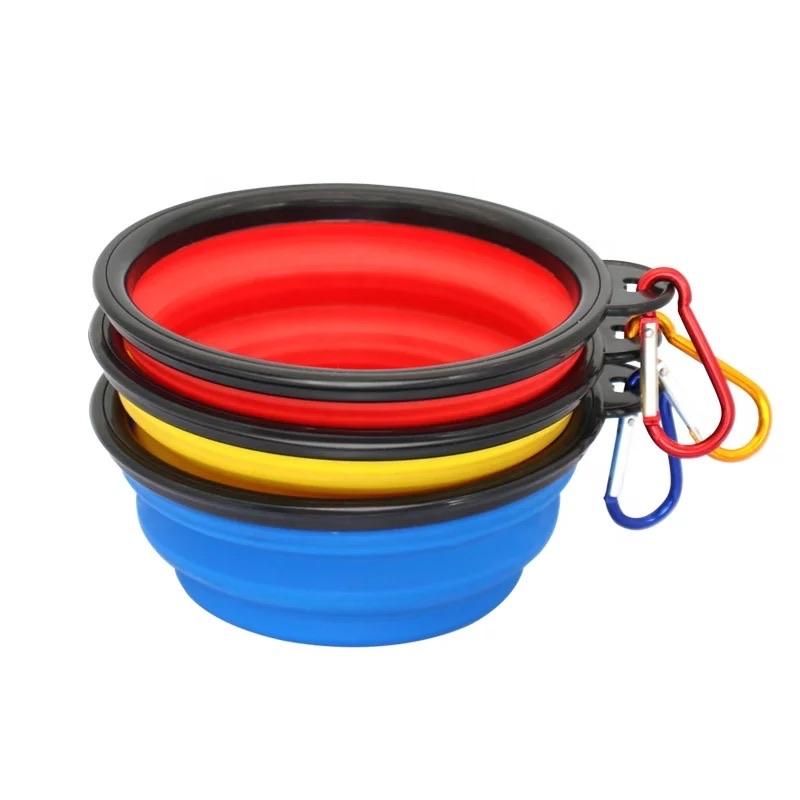 COLLAPSIBLE SILICONE TRAVEL PET BOWL | Family Pet | Kitchen + Metal