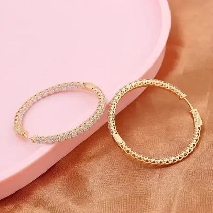 Personalized Big Diameter Earrings – Luxury Statement Jewelry