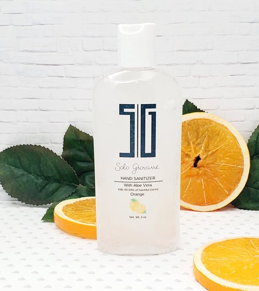 Hand Sanitizer Orange | Kitchen + Metal