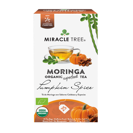 Miracle Tree's Organic Moringa Tea, Pumpkin Spice