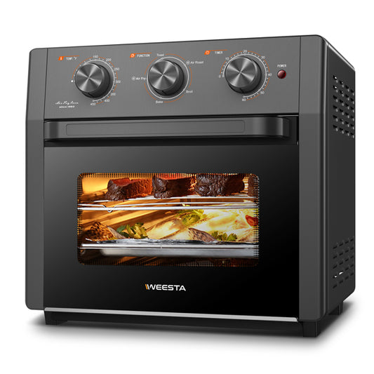 19QT 1300W Air Fryer Toaster Oven 5-In-1 Convection Oven | Toasters | Kitchen + Metal