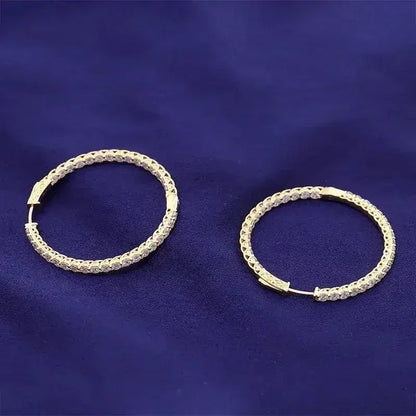Personalized Big Diameter Earrings – Luxury Statement Jewelry