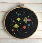 Outer Space Aliens Spaceship Counted Cross Stitch DIY KIT Beginner
