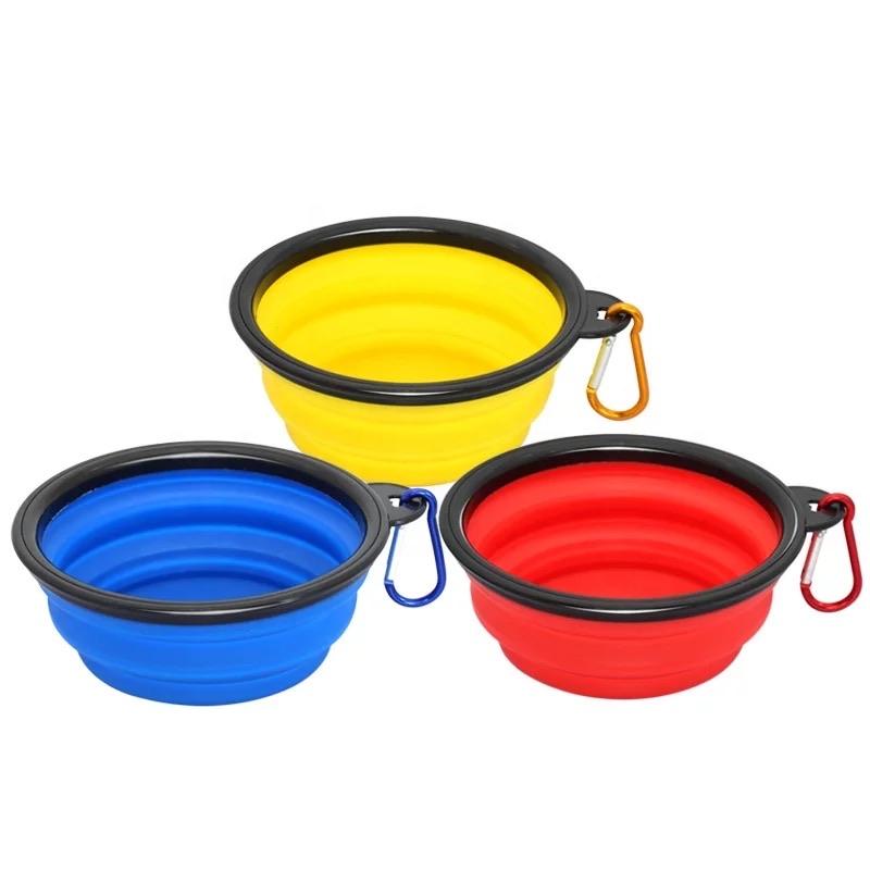 COLLAPSIBLE SILICONE TRAVEL PET BOWL | Family Pet | Kitchen + Metal