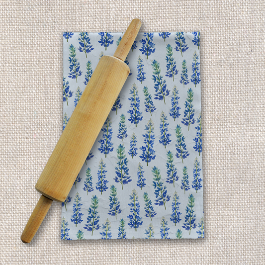 Blue Bonnet Tea Towel | Kitchen + Metal