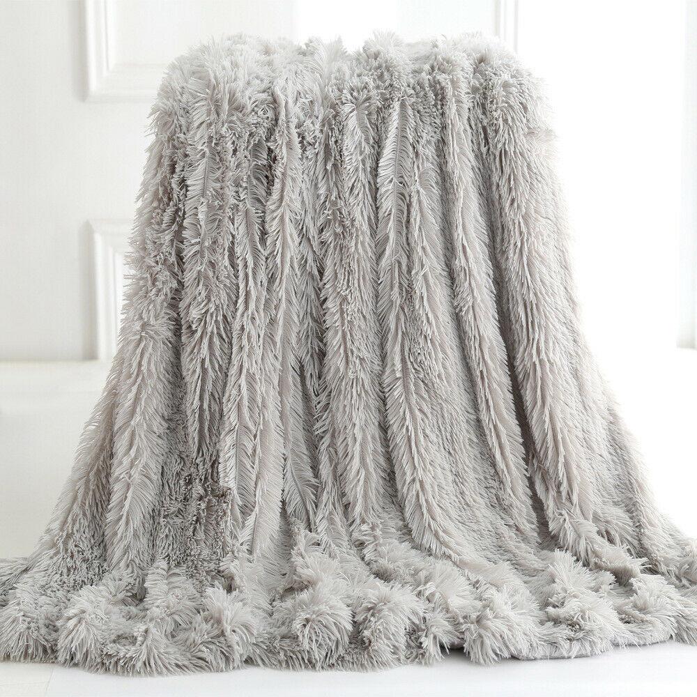 Ultra Soft Faux Fur Throw Blanket | Blankets | Kitchen + Metal