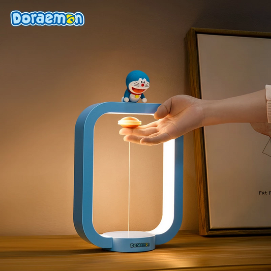 Magnetic Suspension Doraemon Desk Lamp Night Light Bright Adjustable | Lighting | Kitchen + Metal