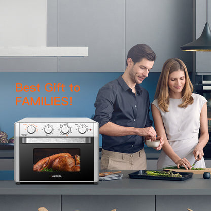 Air Fryer Toaster Oven Combo 7-in-1 Convection Oven Countertop | Toasters | Kitchen + Metal