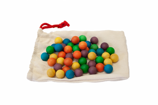 QToys Australia Wooden Ball set of 50 | Kitchen + Metal