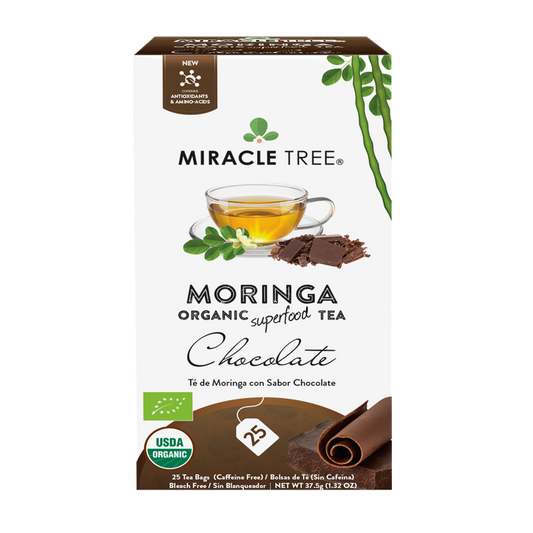 Miracle Tree's Organic Moringa Tea, Chocolate