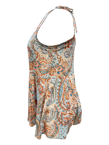 Paisley Print Tiered Dress – Boho Summer Vibes | Apparel | Kitchen + Metal
