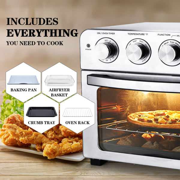 Stainless Steel Air Fryer Toaster Oven Countertop Oven | Toasters | Kitchen + Metal