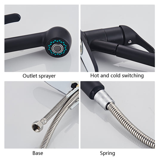 Black kitchen faucet parts