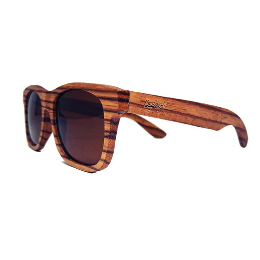Zebrawood Full Frame Polarized Sunglasses | Kitchen + Metal