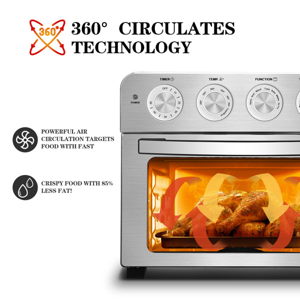 Stainless Steel Air Fryer Toaster Oven Countertop Oven | Toasters | Kitchen + Metal