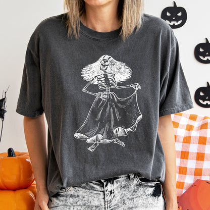 Day Of The Dead Retro Halloween Comfort Colors Tshirt