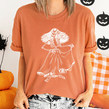 Day Of The Dead Retro Halloween Comfort Colors Tshirt