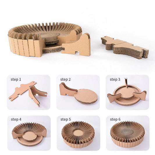 Splice Haven: Stylish Diy Corrugated Cat Scratcher