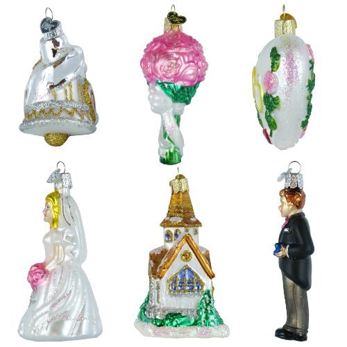 Old World Christmas Wedding  Ornament Collection