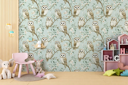 Enchanted Owl Grove Toile