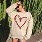 Double Heart, Sketch, Doodle, Love, Sweatshirt, Valentine's Day