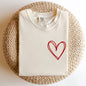 Double Heart Pocket Print, Comfort Colors Tshirt, Valentine's Day