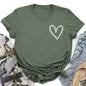 Double Heart Pocket Print, Super Soft Tshirt, Valentine's Day