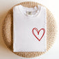 Double Heart Pocket Print, Comfort Colors Tshirt, Valentine's Day