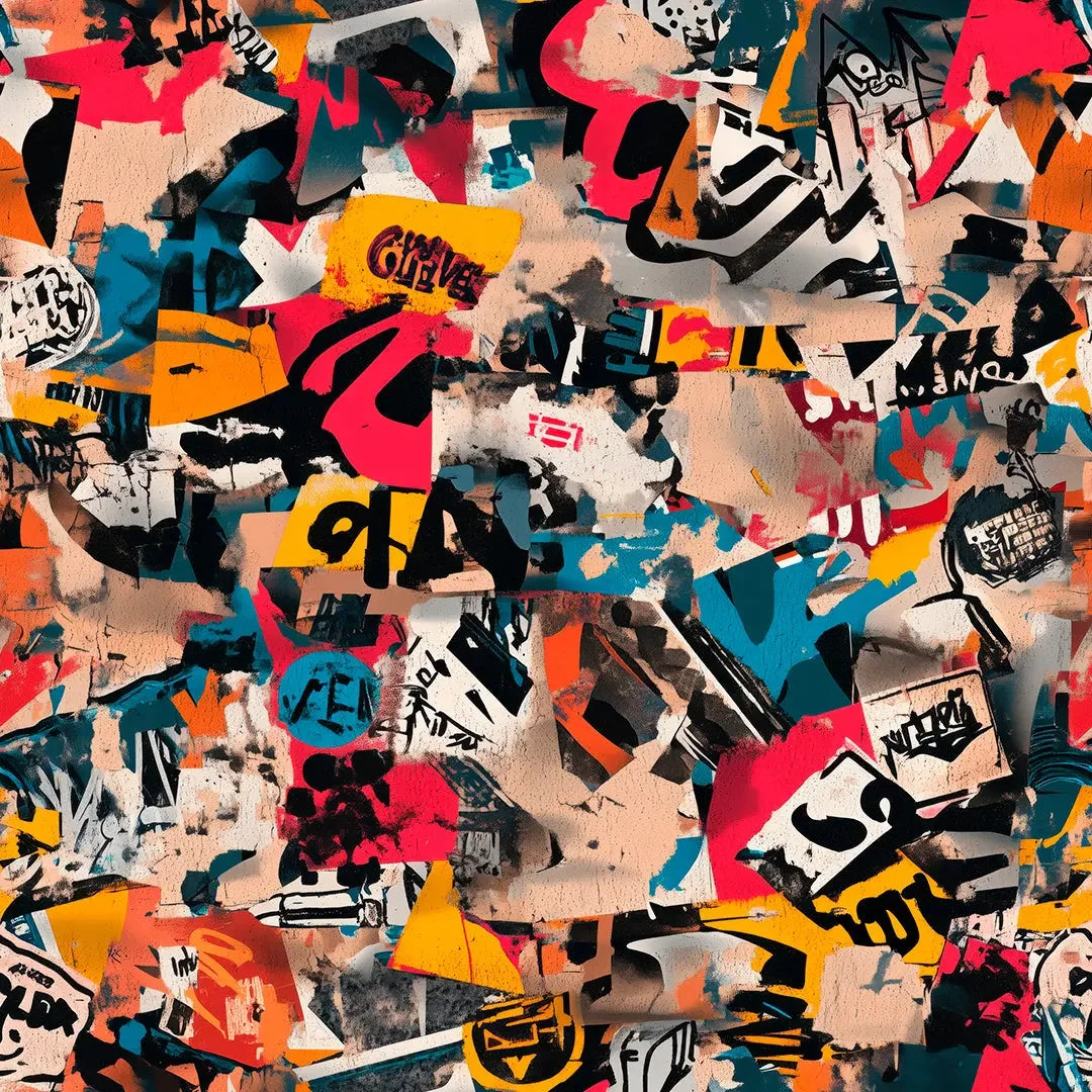 Urban Canvas Abstract Collage