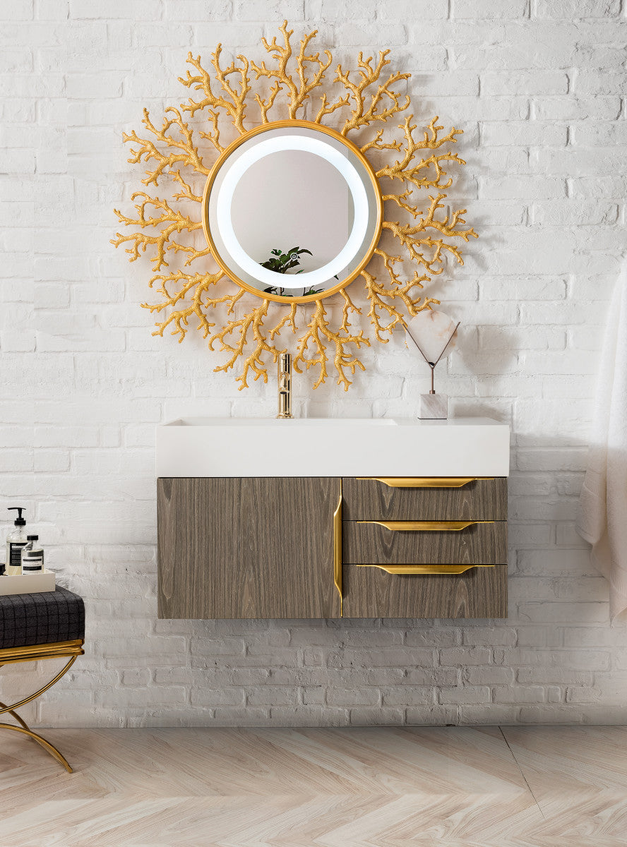 Columbia 36" Single Wall Mount Vanity Cabinet