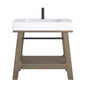 Auburn 36" Single Sink Console, Weathered Timber