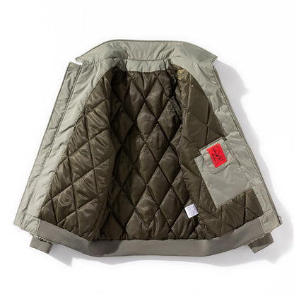 Men's Bomber Jacket Thickened Baseball Cotton Coat