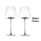 Elegant LeadFree Crystal Wine Glass Set  Versatile Sizes