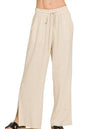 Zenana Linen Drawstring Pants