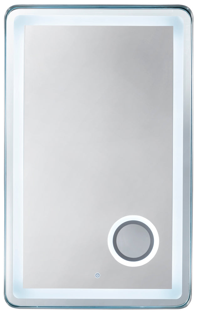 Essential 28" LED Mirror, Brushed Nickel