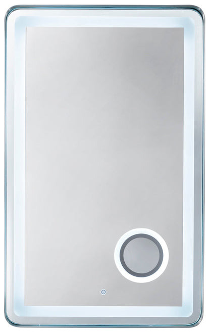 Essential 28" LED Mirror, Brushed Nickel