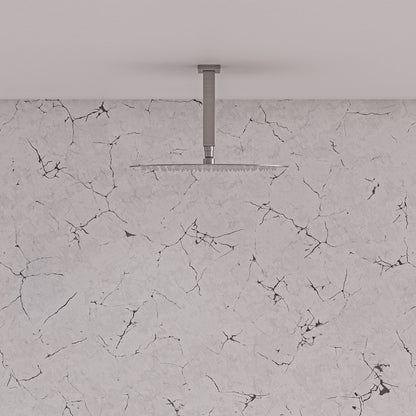 ALFI brand RAIN128 12" Oval Ultra Thin Rain Shower Head
