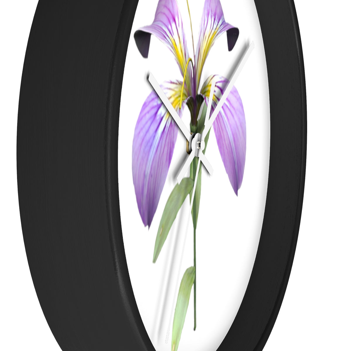 Purple Flower Wall clock