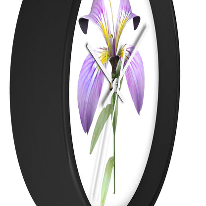 Purple Flower Wall clock