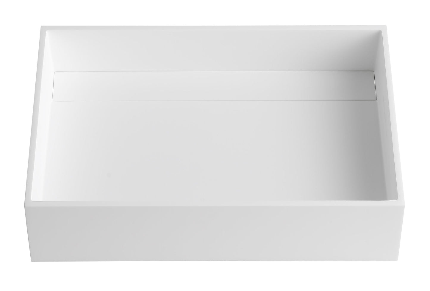 ALFI brand  ABRS2014 20" x 14" White Matte Solid Surface Resin Sink