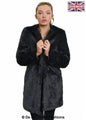 De La Creme Womens Faux Fur Classic Coat