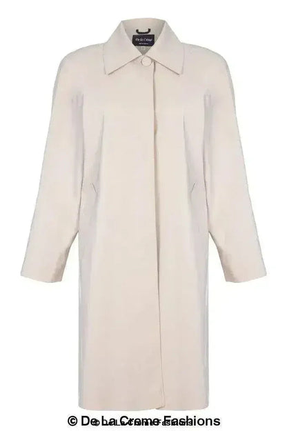 De La Creme Womens Oversized Knee Length Swing Coat