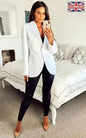 De La Creme - Womens Patch Pocket Tailored Fit Blazer