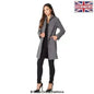 Wool Blend Hooded Coat - Zip Front Winter Coat | Femstylo