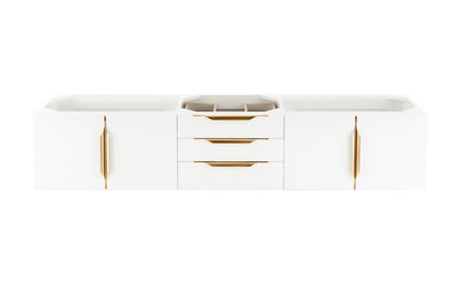 Columbia 72" Single Wall Mount Vanity Cabinet