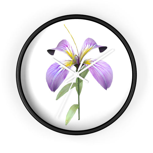 Purple Flower Wall clock
