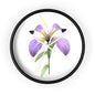 Purple Flower Wall clock